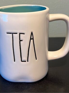 Rae Dunn TEA Ceramic Mug ~ Artisan Collection by Magenta ~ Handcrafted Look